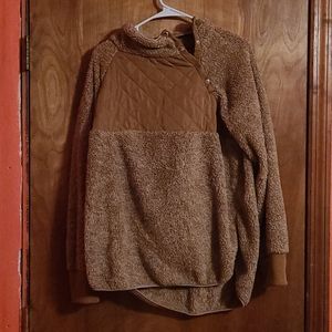 Warm brown pullover sweater